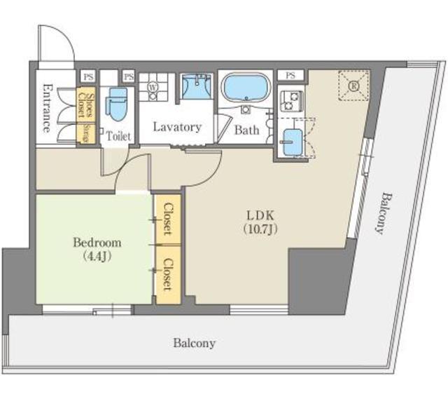 ＣＯＲＮＥＳ　ＨＯＵＳＥ　ＮＡＧＯＹＡ（506） 間取り図画像