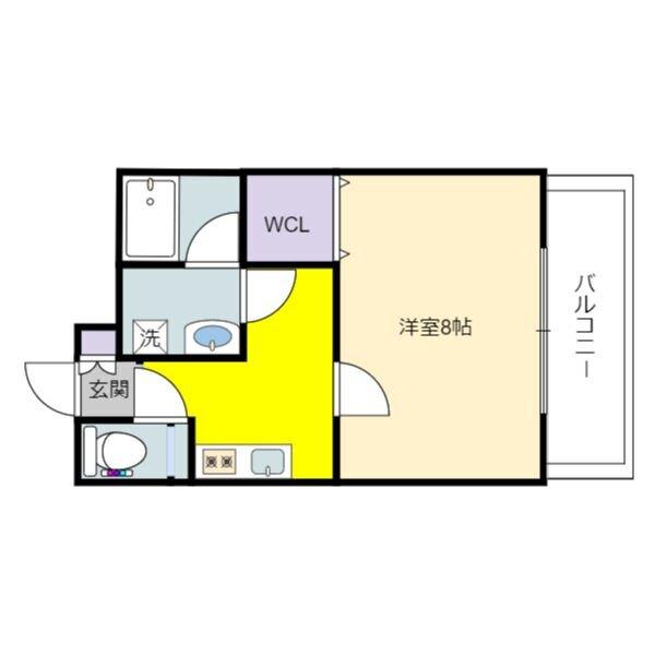 CENT FORCE YOBITSUGI 南棟（108） 間取り図画像
