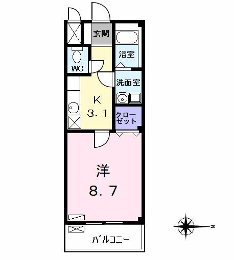 ＮＯＶＡ　（ノバ（201） 間取り図画像