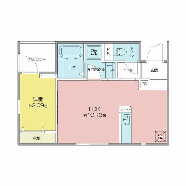 リーブルファイン本城町 間取り図画像