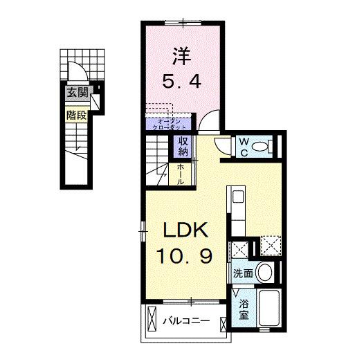 シャンポール潮見が丘（202） 間取り図画像