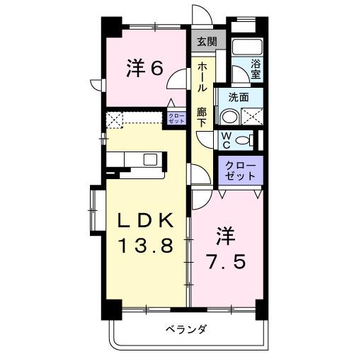 ラ・カーサＳＨＩＭＡＤＡ（206） 間取り図画像