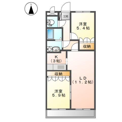 ボヌールAKI 間取り図画像
