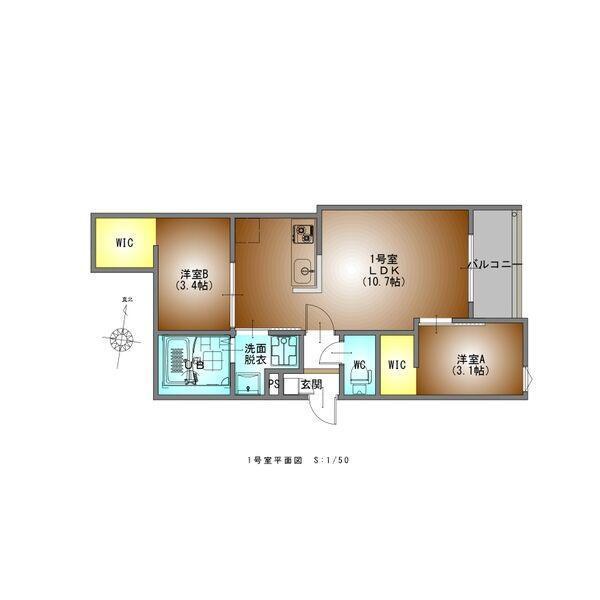  間取り図写真