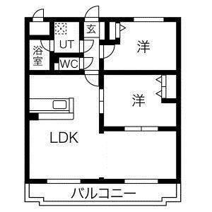 名古屋市緑区古鳴海マンション 間取り図画像