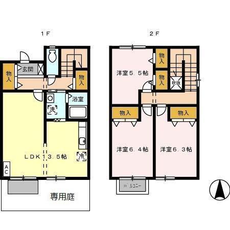パセオみどり（101） 間取り図画像