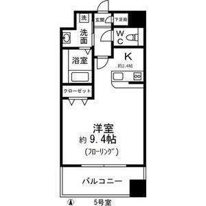 名古屋市瑞穂区大喜新町マンション 間取り図画像