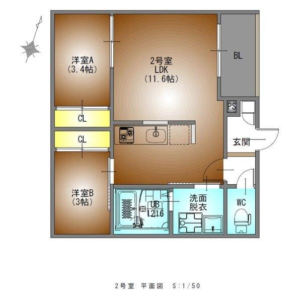  間取り図写真