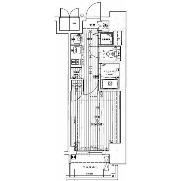 ライジングコート瑞穂通（604） 間取り図画像
