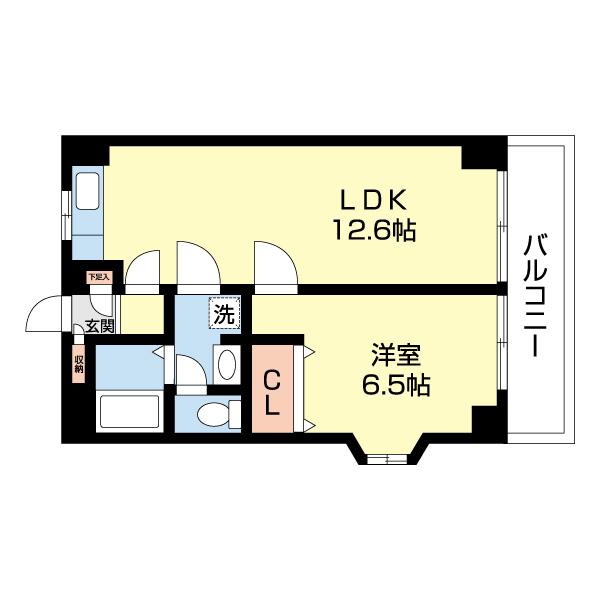 ガーデンパレス桜山（101） 間取り図画像