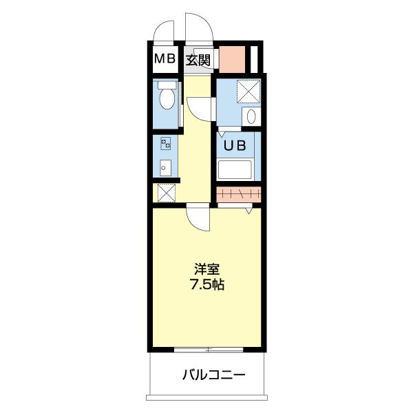 S-RESIDENCE堀田駅前futur(フチュール)（205） 間取り図画像