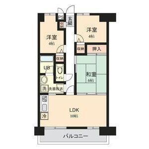 名古屋市緑区鳴海町マンション 間取り図画像