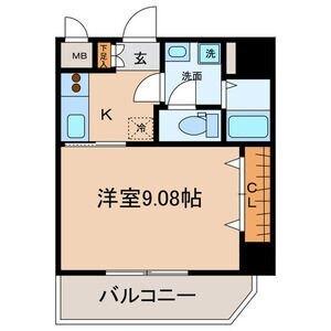 ピースプレイス牛巻（602） 間取り図画像