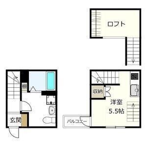 名古屋市南区砂口町アパート 間取り図画像