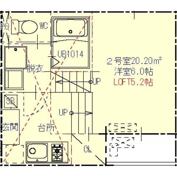 ハーモニーテラス伝馬Ⅲ 間取り図画像