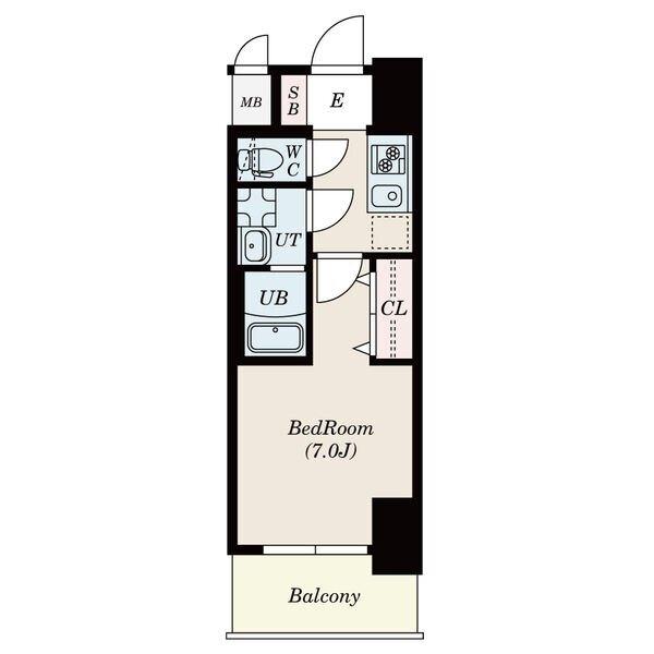 名古屋市瑞穂区大喜新町マンション 間取り図画像