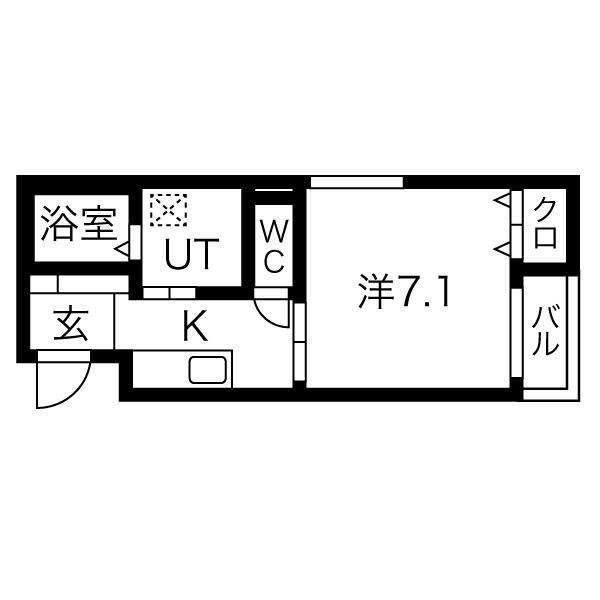 ヴィラアバーナ桜台（102） 間取り図画像