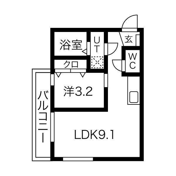 名古屋市南区西又兵ヱ町アパート 間取り図画像
