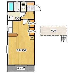 サニーフラット瑞穂（1F） 間取り図画像