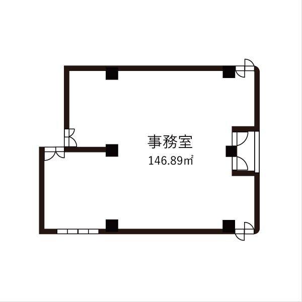 中埜金山ビル（701,702） 間取り図画像