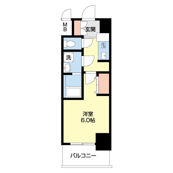 名古屋市天白区古川町マンション 間取り図画像