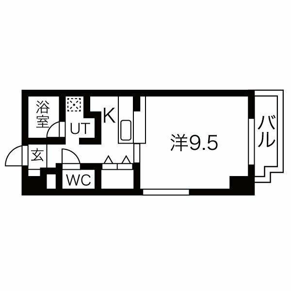 グリーンパーク新瑞（410） 間取り図画像
