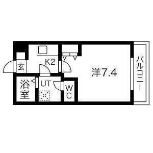 クレフラスト野並B棟（105） 間取り図画像