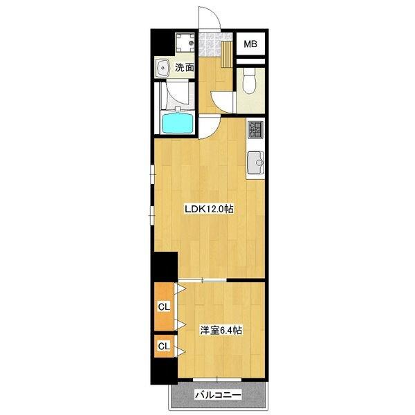 名古屋市瑞穂区瑞穂通マンション 間取り図画像