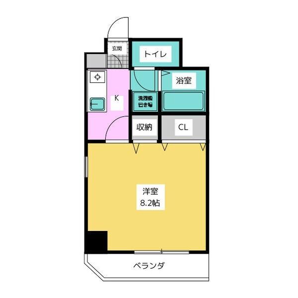 クレストMK洲山 間取り図画像