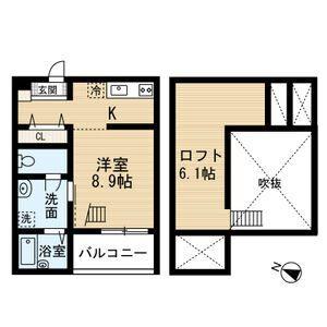 アソシエⅡ 間取り図画像