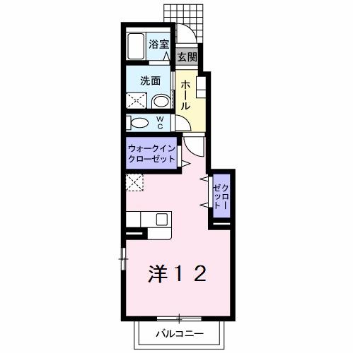 メラ　ロッソ　セコンド（103） 間取り図画像