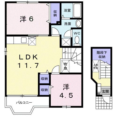 アイレットコートＩ（201） 間取り図画像