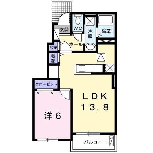メロウ　ハウスＦ（102） 間取り図画像