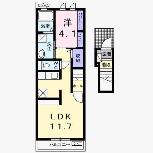 シャイン　コート　ナルコ（203） 間取り図画像