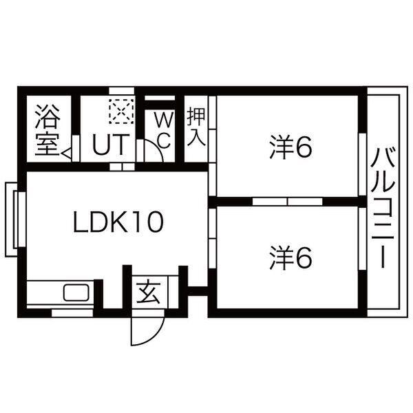 サンハイム中橋（103） 間取り図画像