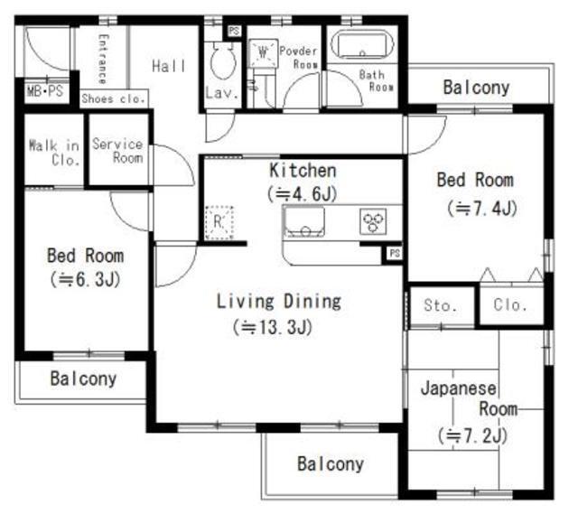  間取り図写真
