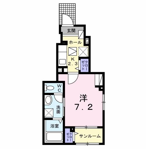 レジデンスまひる（101） 間取り図画像