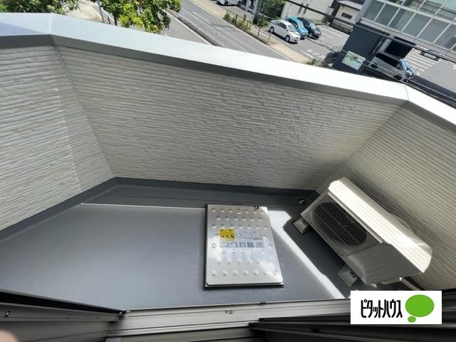 名古屋市天白区野並アパート バルコニー