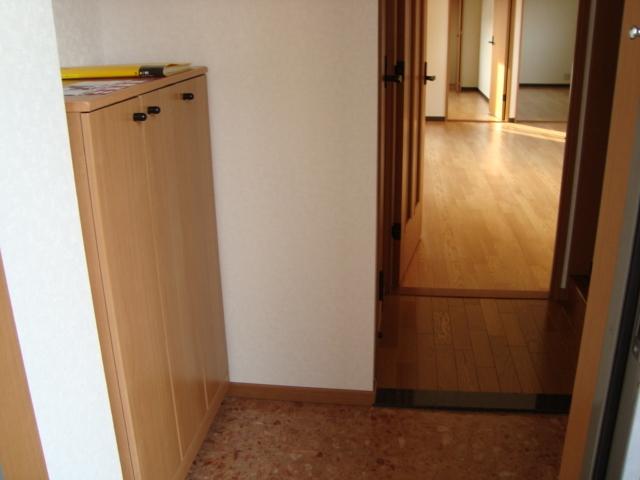 スクエア緑 玄関