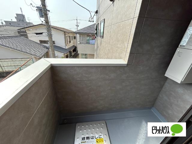名古屋市天白区野並アパート バルコニー