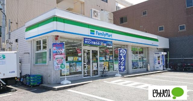 ファミリーマート駈上店：91m