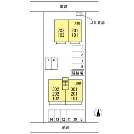 ペルテ飛鳥ＡＢ　Ｂ棟（201） その他