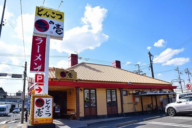 とんこつラーメン　ラの壱：1000m