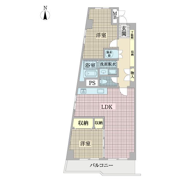 瑞穂スカイマンション 間取り図画像