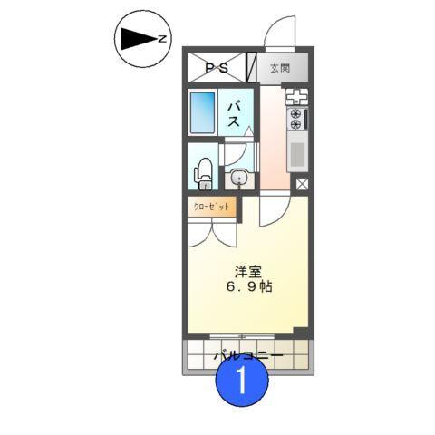アメニティハイム・Ｍスクエア 間取り図画像