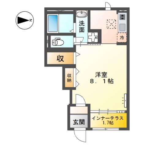 ウィル浜端 間取り図画像