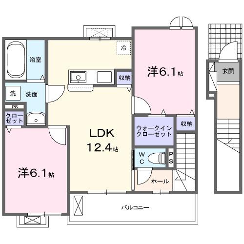 ボン　ド　ボヌール（202） 間取り図画像