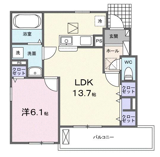 ボン　ド　ボヌール（103） 間取り図画像