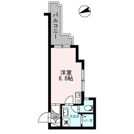 フェニックス厚木（406） 間取り図画像