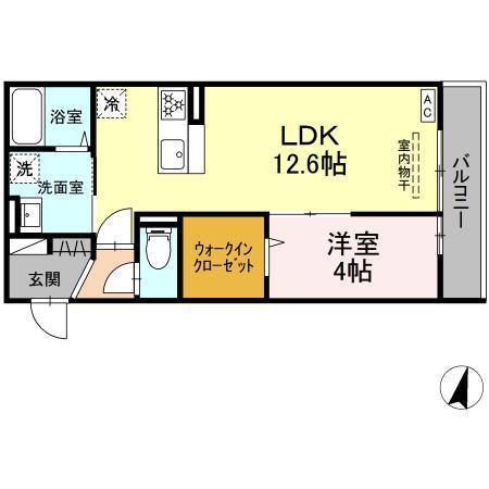 ソフィア栢山（203） 間取り図画像